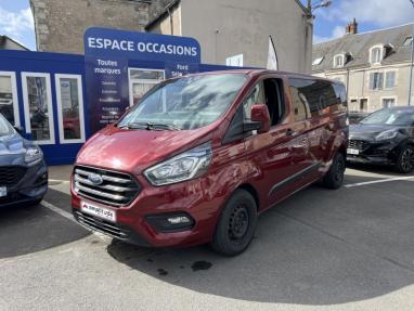 Voir le détail de l'offre de cette FORD Transit Custom Kombi 320 L2H1 2.0 EcoBlue 130ch mHEV Trend Business 7cv de 2021 en vente à partir de 475.01 €  / mois