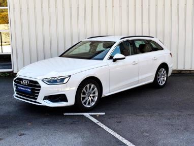 Voir le détail de l'offre de cette AUDI A4 Avant 35 TFSI 150ch Business line S tronic 7 de 2020 en vente à partir de 314.27 €  / mois