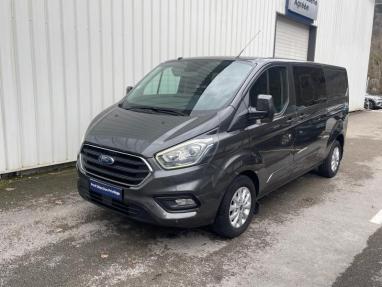 Voir le détail de l'offre de cette FORD Transit Custom Fg 320 L2H1 2.0 EcoBlue 170 S&S Cabine Approfondie Limited BVA6 de 2019 en vente à partir de 429.73 €  / mois