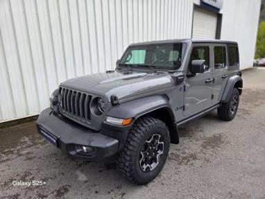 Voir le détail de l'offre de cette JEEP Wrangler 2.0 T 380ch 4xe Rubicon Rock-Trac de 2021 en vente à partir de 473.25 €  / mois