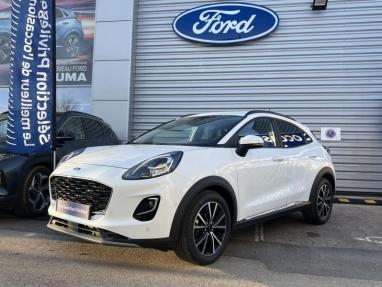 Voir le détail de l'offre de cette FORD Puma 1.0 Flexifuel 125ch S&S mHEV Titanium de 2023 en vente à partir de 218.34 €  / mois